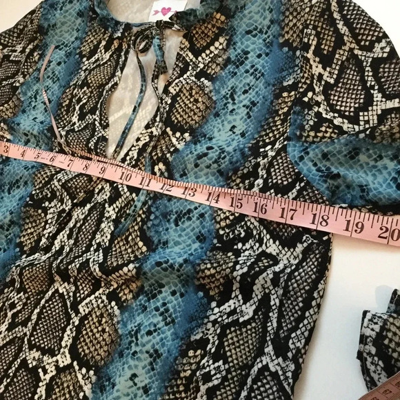 Buddy Love Teddy Python Print Tunic/Mini Dress - Picture 8 of 9